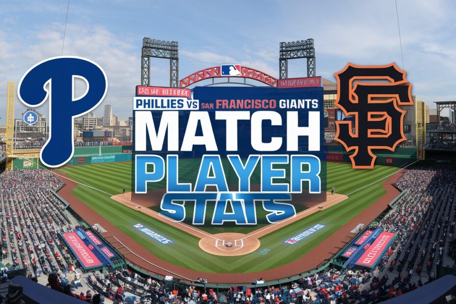 Phillies vs San Francisco Giants Match Player Stats