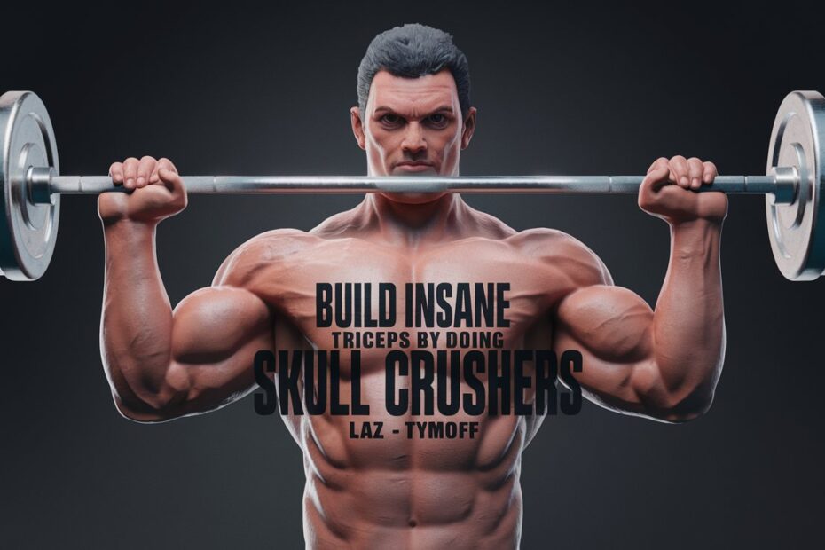 Build Insane Triceps by Doing Skull Crushers - Laz - Tymoff