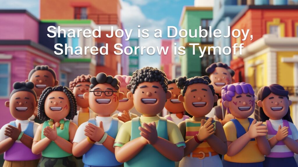 Shared Joy is a Double Joy; Shared Sorrow is Tymoff