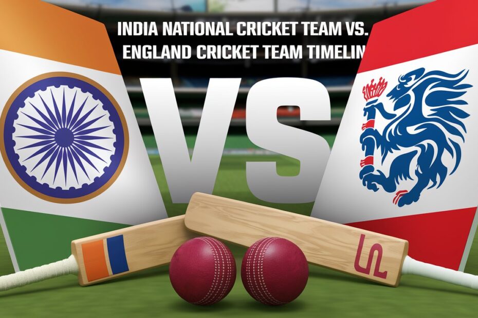 India National Cricket Team vs England Cricket Team Timeline