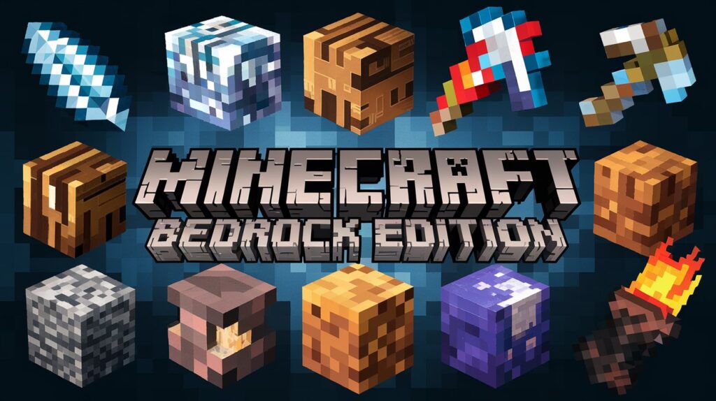 Minecraft: Bedrock Edition (2011) Game Icons Banners