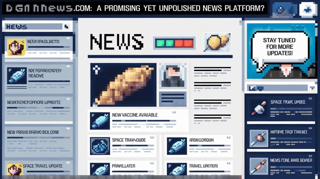 DGMNews.com: A Promising Yet Unpolished News Platform?