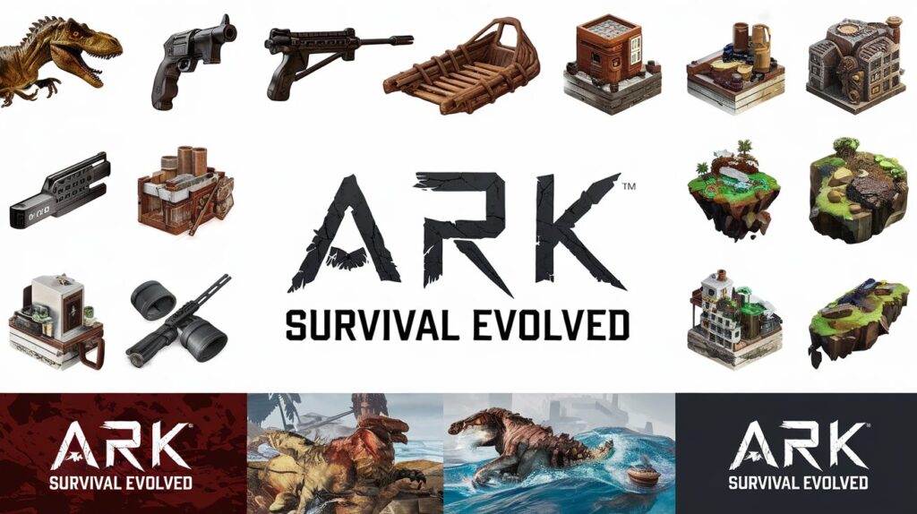 Ark: Survival Evolved (2017) Game Icons Banners