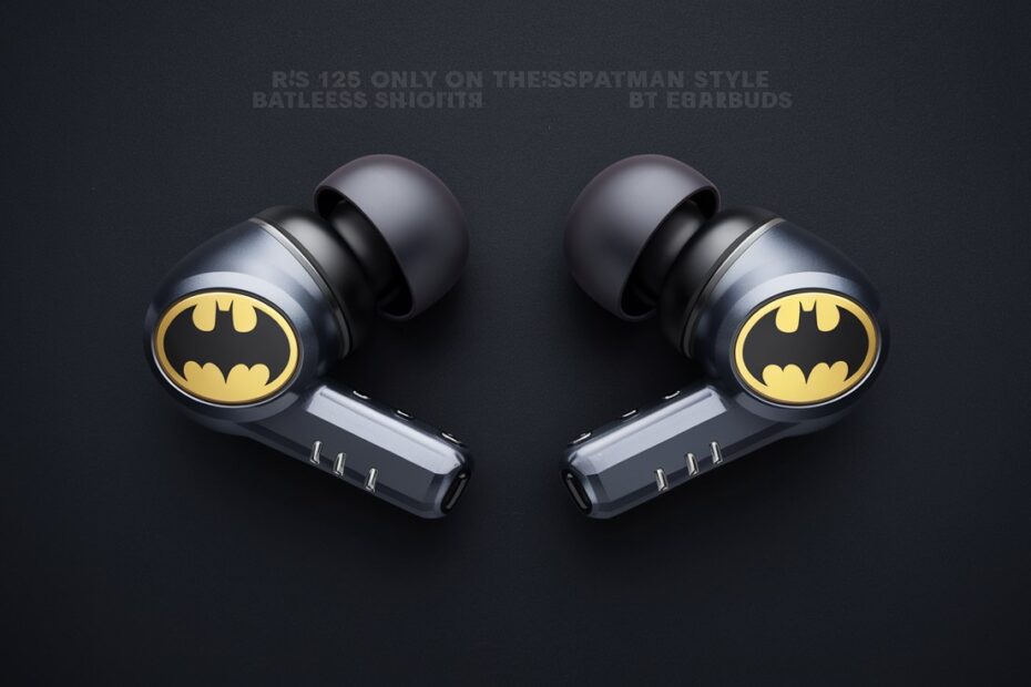 Rs 125 Only on TheSpark Shop Batman Style Wireless BT Earbuds