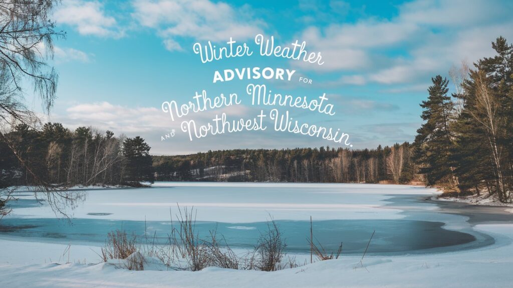 Winter Weather Advisory for Northern Minnesota and Northwest Wisconsin.